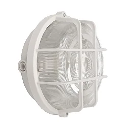 Væg- og Loftlampe SOTANO RETRO rund E27 IP44, hvid dæmpbar