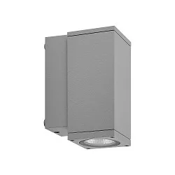 Fasadespot SHORELINE PRO LED SQUARE 70 DOWN 1-flamme, firkantet, CCT Switch IP65, lysegrå dæmpbar