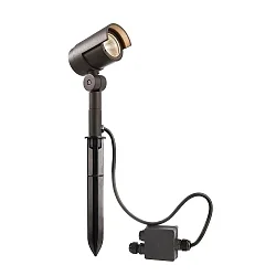 Deko-Light Udendørs LED Spydlampe KEID II, IP65, 10W 3000K 800lm 45°, trykstøbt aluminium, mørkegrå