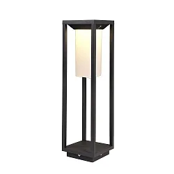LED Solenergi Gulvlampe SAMAS SOLAR 500, IP54, inkl. Sensor + Akku, 2.2W 3000K, mørkegrå