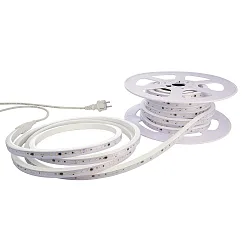 LED Strip fleksibel gennemsigtig, hvid