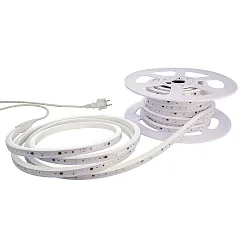 LED Strip fleksibel gennemsigtig, hvid