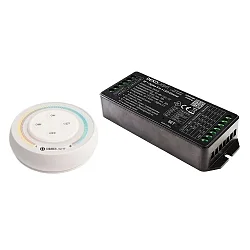 LED dæmper SINGLE/CCT, sort, hvid