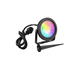 Jordspydslampe RF-SMART SPOT RGB+TW ZigBee styrbar, radio styrbar IP20, antracit dæmpbar