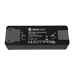 LED driver BASIC CC /00MA konstant strøm, justerbar, omskiftelig, mørkegrå, sort
