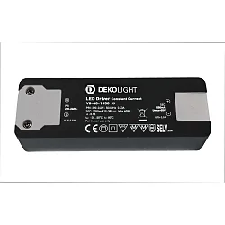 Deko-Light LED-Strømforsyning, BASIC, CC, V8-40-1050mA/40V, konstantstrøm, 220-240V AC/50-60Hz, 19-38V DC