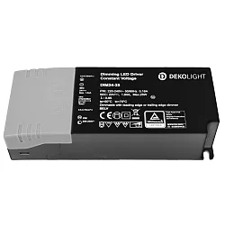 LED driver BASIC DIM CV 24V konstant spænding, dæmpbar, grå, sort