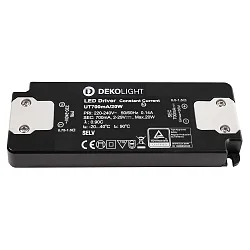 LED strømforsyning FLAT CC UT700mA/20W konstant strøm, sort
