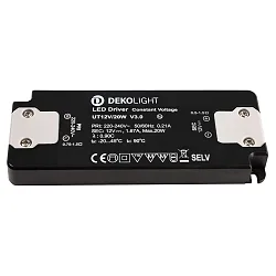 LED driver FLAT CV UT12V konstant spænding, omskiftelig, grå, sort