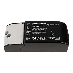 LED driver BASIC DIM CV 12V konstant spænding, dæmpbar, sort