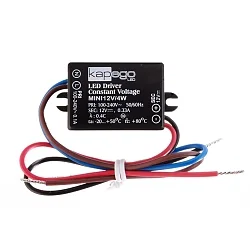 Deko-Light LED-Strømforsyning, MINI, CV, 12V/4W, spændingskonstant, 100-240V AC/50-60Hz, 12V DC, 0-330 mA
