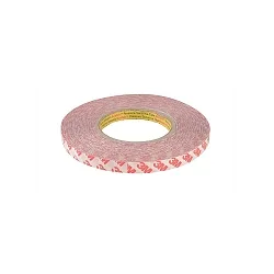 3M(TM) Dobbeltsidede tape, 50 meter, bredde / styrke 12 x 0,2mm