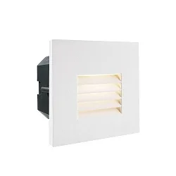 Dækning GRID til LED Vægindbygningslampe LIGHT BASE II COB OUTDOOR, 10 x 10cm, strålevinkel 65°, aluminium, hvid