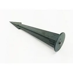Jordspyd til Udendørs serie COLT, versioner 4 / 8W, M5 gevind, 17cm, aluminium, sort grå