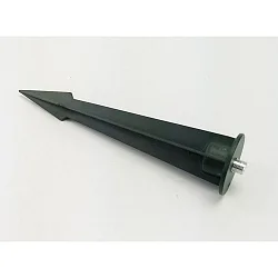 Jordspyd til Udendørs serie COLT, versioner 15 / 25 / 30 / 36 / 65W, M10 gevind, 21.9cm, aluminium, sort grå