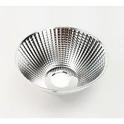 Reflector for outdoor series COLT, version 30W, Ø 11cm / H 6.3cm, plastic, silver, 22°
