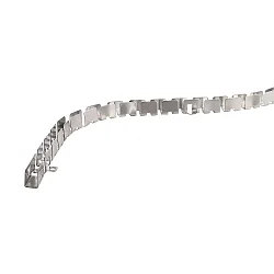 Flex Profil til D FLEX LINE LED Strip, 50cm (rolle), anodiseret aluminium, sølv matt