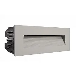 Dækning Trin til LED Vægindbygningslampe LIGHT BASE III OUTDOOR, grå