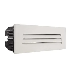 Cover Window blind for recessed LED wall luminaire LIGHT base III outdoor, white