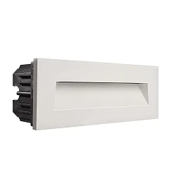 Cover Slope for recessed LED wall luminaire LIGHT base III outdoor, white