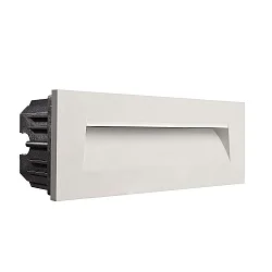 Dækning Afrunding til LED Vægindbygningslampe LIGHT BASE III OUTDOOR, hvid