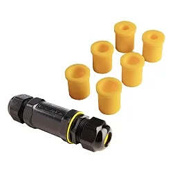 Outdoor Multi cable connector for 2 cable 4-14 mm, 2-5 cores 0.5-4 mm², max. 450V AC/24A
