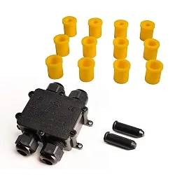 Outdoor Multi 4-fold-distributor for 2-4 cable 4-14 mm, 0.5-4 mm², max. 450V AC/24A