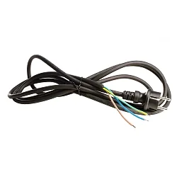 Tilslutningskabel med 230V netstik, 295cm