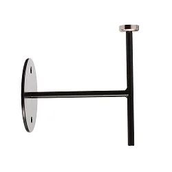 Wall holder for magnetic luminaire MIRAM, B/H: 8,5cm/9,6cm, black