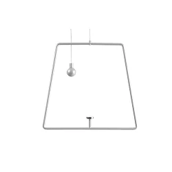 Pendel til magnetisk lampe MIRAM, B/H: 20,5cm/18,5cm, hvid
