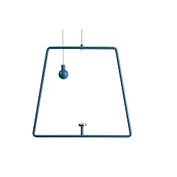 Pendel til magnetisk lampe MIRAM, B/H: 20,5cm/18,5cm, blå