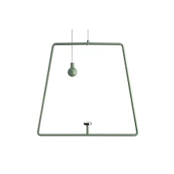 Pendel til magnetisk lampe MIRAM, B/H: 20,5cm/18,5cm, grøn