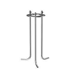 Betonankre FARO 25 / 60 / 100 (Ø 10CM) mekanisk, sæt med 1, lysegrå, sølv