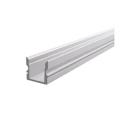 AU-02-10, høj U-Profil til 10 - 11,3 mm LED Strips, 200cm, hvid mat