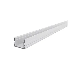 AU-02-15, high U-profile for 15 - 16,3 mm LED stripes, 200cm, matt white
