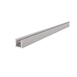 LED Profil AU-02-05 høj U-Profil til 5-5,7mm LED Strips, 200cm