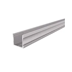 LED Profil AU-02-20 høj U-Profil til 20-21,3mm LED Strips, 200cm, aluminium anodiseret
