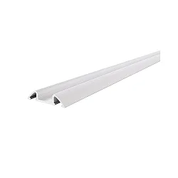 LED Profil AM-01-10 flad Overflade profil til 10-11,3mm LED Strips, 200cm, hvid mat - uden dækning