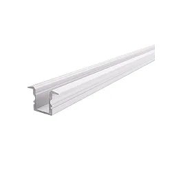 ET-02-08, high T-profile for 8 - 9,3 mm LED stripes, 200cm, matt white