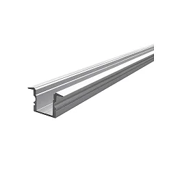 ET-02-10, høj T-Profil til 10 - 11,3 mm LED Strips, 200cm, anodiseret aluminium