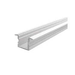 ET-02-10, høj T-Profil til 10 - 11,3 mm LED Strips, 200cm, hvid mat