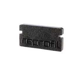 Endekappe P-AU-01-08, 14 mm, 2 stk., sort