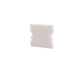 Endekappe P-AU-02-10, 16 mm, 2 stk., hvid