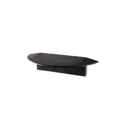 Endekappe P-ET-01-15, 30 mm, 2 stk., sort