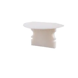 Endekappe P-ET-02-10, 25 mm, 2 stk., hvid