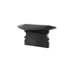 Endekappe P-ET-02-12, 27 mm, 2 stk., sort
