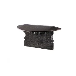 Endekappe P-ET-02-15, 30 mm, 2 stk., sort