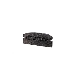 Endekappe F-AU-01-15, 21 mm, 2 stk., sort