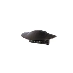 Endekappe F-ET-01-08, 23 mm, 2 stk., sort