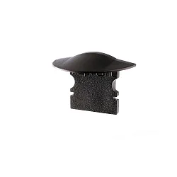 Endekappe F-ET-02-08, 23 mm, 2 stk., sort